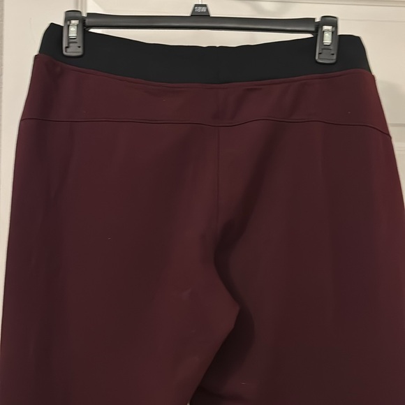 Ralph Lauren burgundy & black pull on track pants SZ L w/pockets active NWOT - Picture 12 of 16